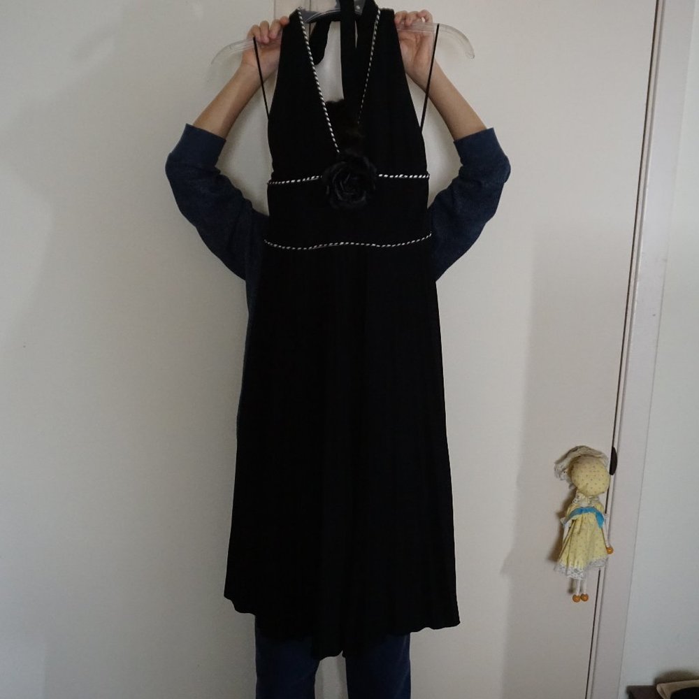 Lillie Rubin Black Rose Dress